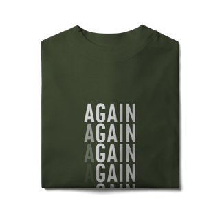 Nome do produto Camiseta Oversized AUGE - AGAIN, GAIN