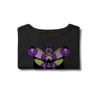 Nome do produto Cropped Butterfleye Preto / Branco