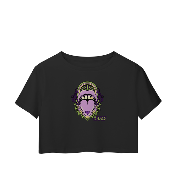 Cropped LovLanguage Preto / Branco