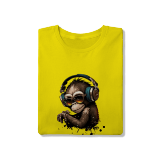Nome do produto Monkey Vibes – Camiseta Estilo Street & Fun.