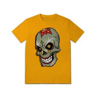 Nome do produto Caveira Rebelde – Camiseta Estilo Underground.