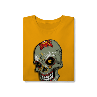 Nome do produto Caveira Rebelde – Camiseta Estilo Underground.