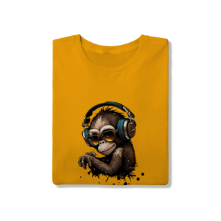 Nome do produto Monkey Vibes – Camiseta Estilo Street & Fun.