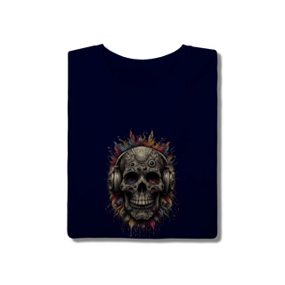 Nome do produto Caveira Cósmica – Camiseta Arte & Atitude
