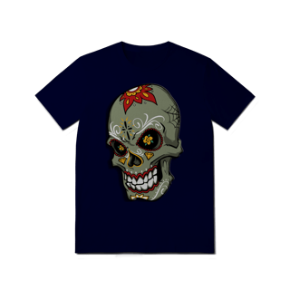 Nome do produto Caveira Rebelde – Camiseta Estilo Underground.