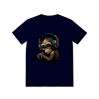 Nome do produto Monkey Vibes – Camiseta Estilo Street & Fun.