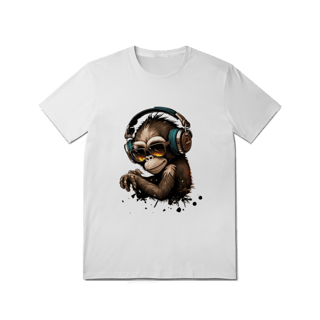 Nome do produto Monkey Vibes – Camiseta Estilo Street & Fun.