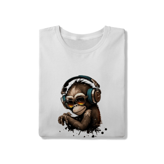 Nome do produto Monkey Vibes – Camiseta Estilo Street & Fun.