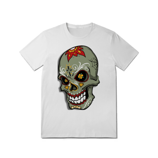 Nome do produto Caveira Rebelde – Camiseta Estilo Underground.