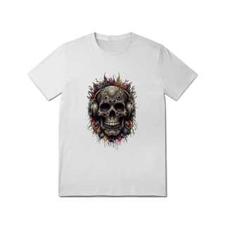 Nome do produto Caveira Cósmica – Camiseta Arte & Atitude