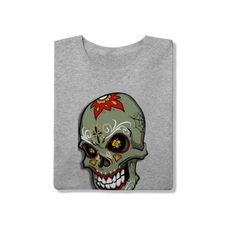 Nome do produto Caveira Rebelde – Camiseta Estilo Underground.