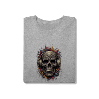 Nome do produto Caveira Cósmica – Camiseta Arte & Atitude