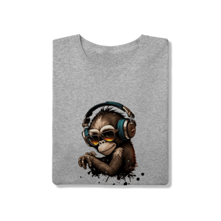 Nome do produto Monkey Vibes – Camiseta Estilo Street & Fun.