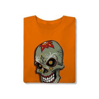 Nome do produto Caveira Rebelde – Camiseta Estilo Underground.