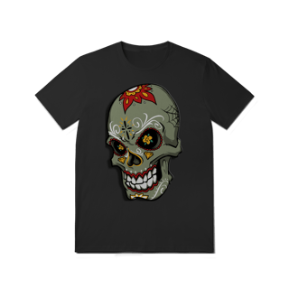 Nome do produto Caveira Rebelde – Camiseta Estilo Underground.