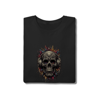 Nome do produto Caveira Cósmica – Camiseta Arte & Atitude