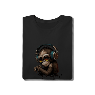 Nome do produto Monkey Vibes – Camiseta Estilo Street & Fun.