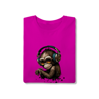 Nome do produto Monkey Vibes – Camiseta Estilo Street & Fun.