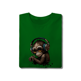 Nome do produto Monkey Vibes – Camiseta Estilo Street & Fun.