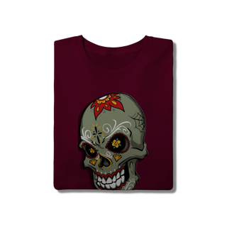 Nome do produto Caveira Rebelde – Camiseta Estilo Underground.
