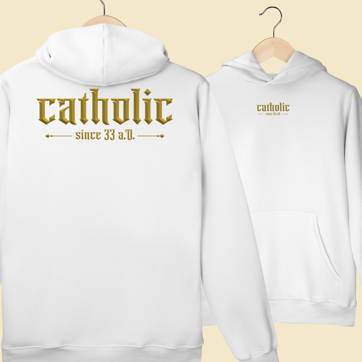 Moletom Prime Canguru Catholic Since 33 A.D.