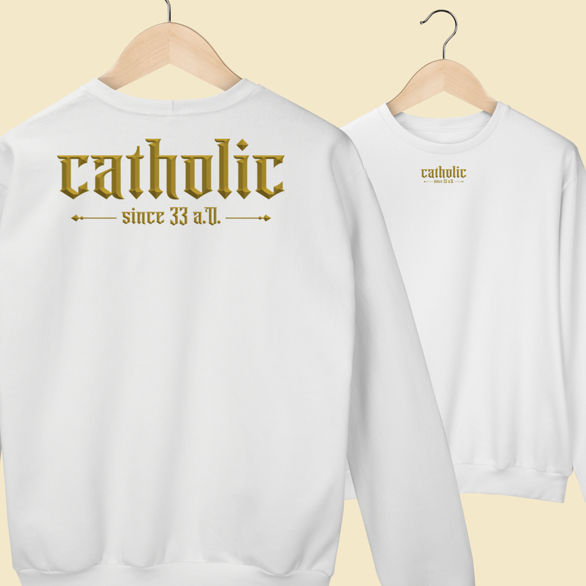 Moletom Prime Fechado Catholic Since 33 A.D.