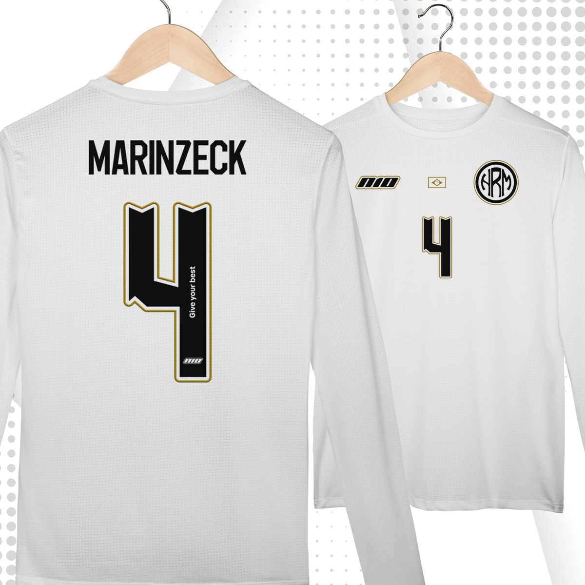 Camiseta Manga Longa Sport Dry UV N10 Custom HRM Marinzeck 4