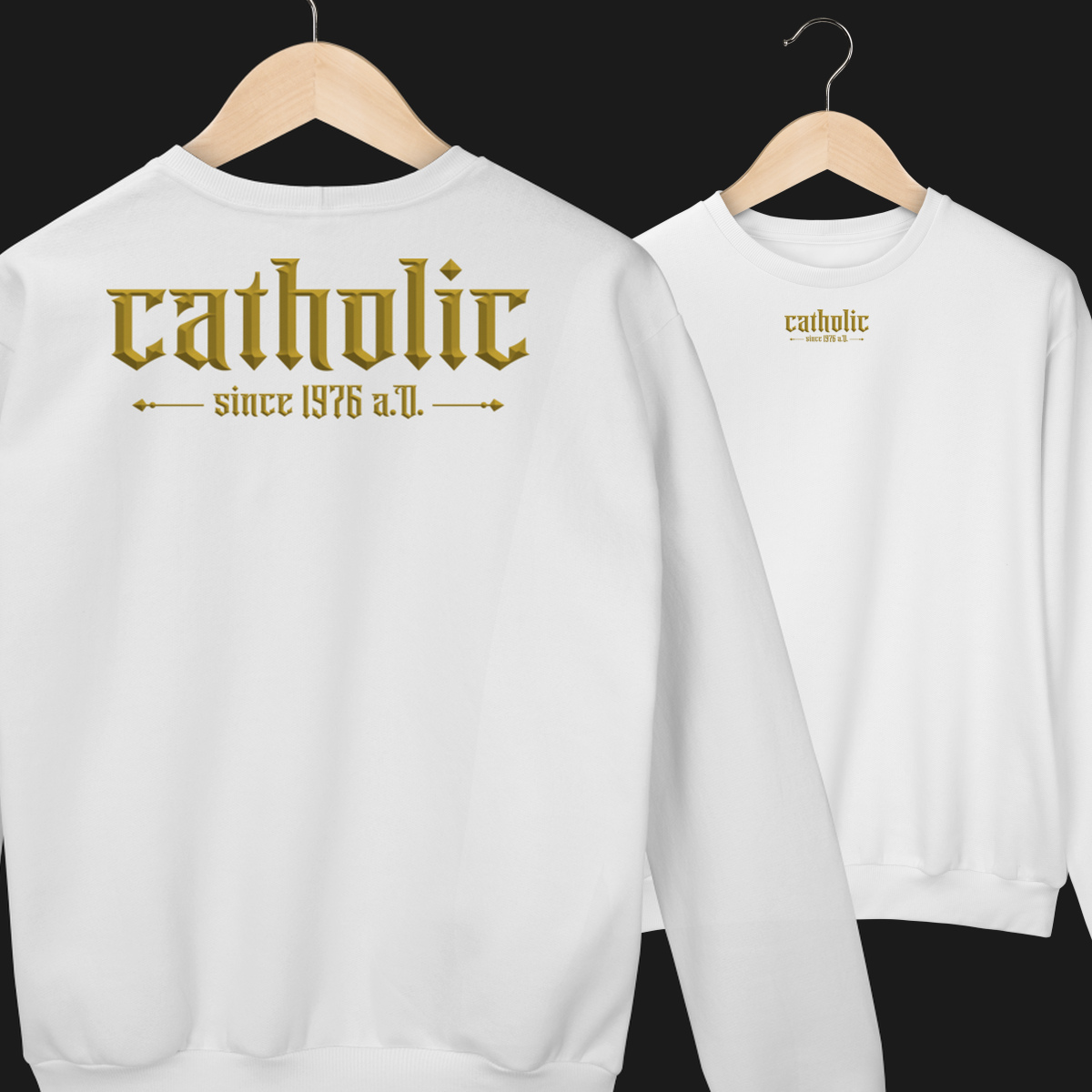 Moletom Prime Fechado Catholic Custom Since 1976 A.D.