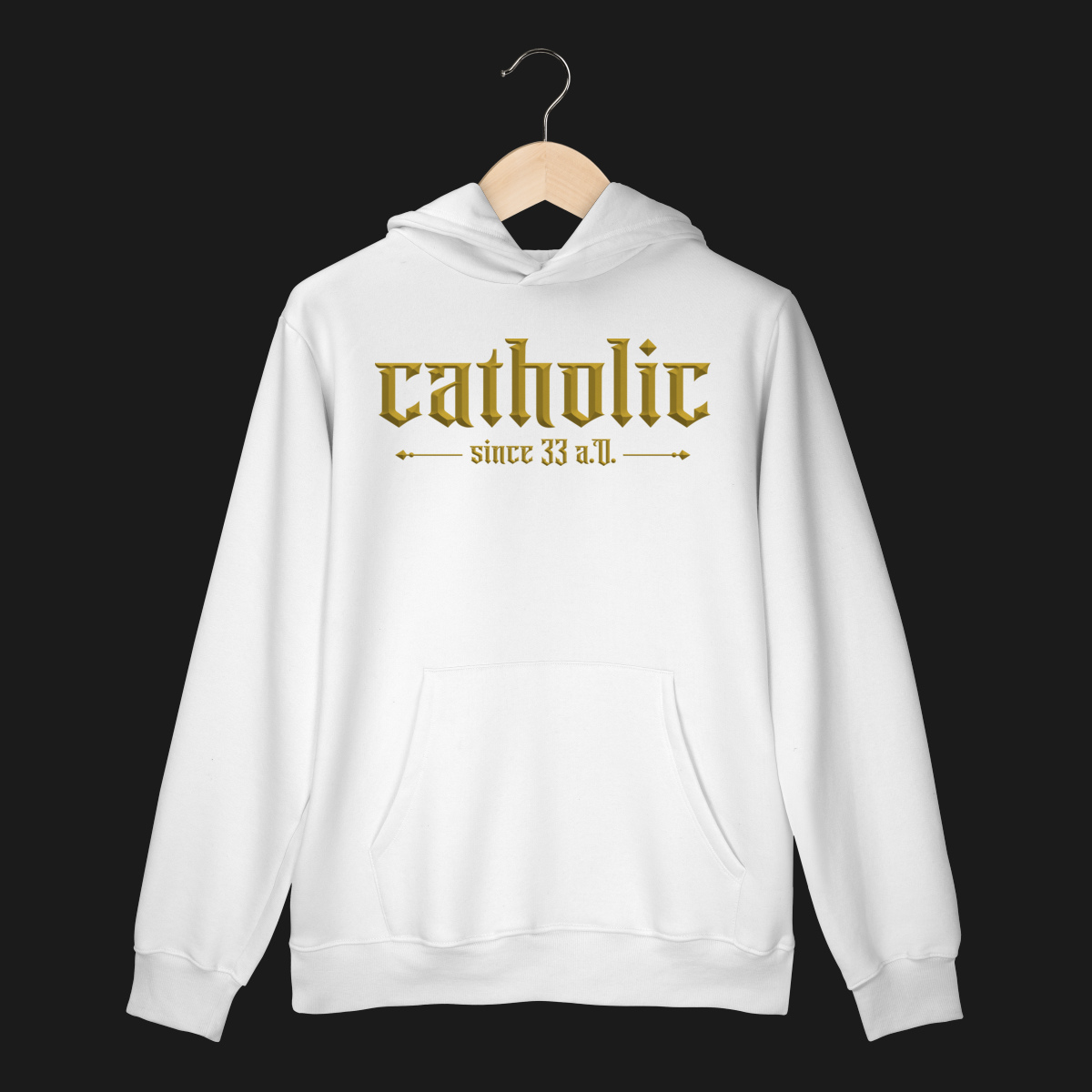 Moletom Prime Canguru Catholic Since 33 A.D.