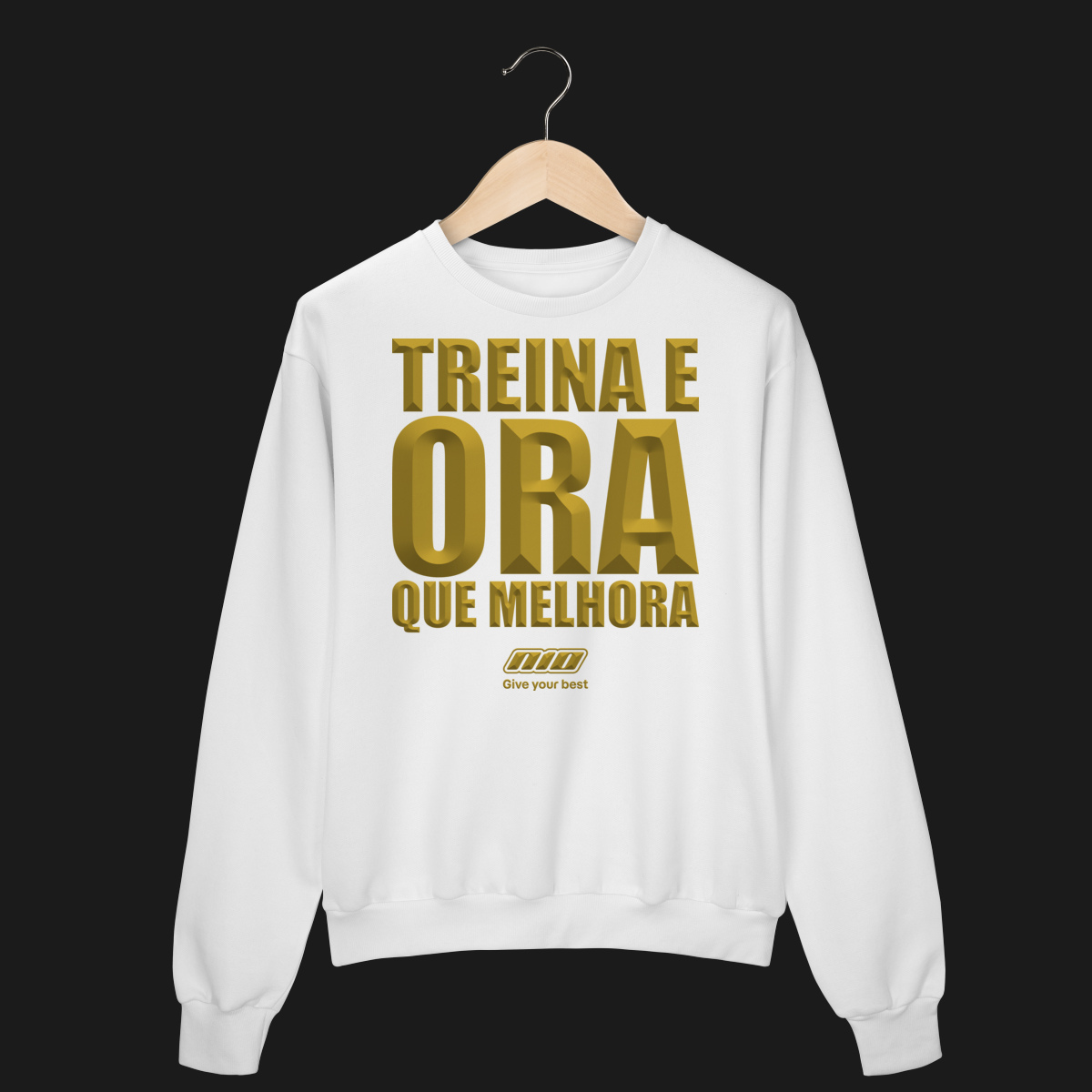 Moletom Prime Fechado N10 Treina e Ora