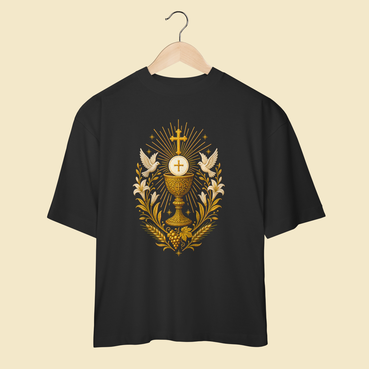Camiseta Oversized Eucaristia - EC01