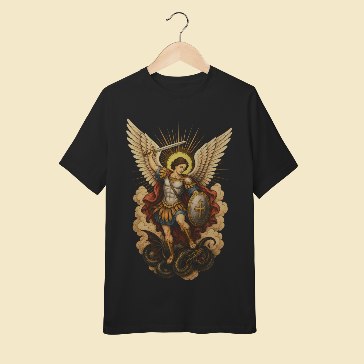 Camiseta Quality Infantil (10 a 14) São Miguel Arcanjo - EC02