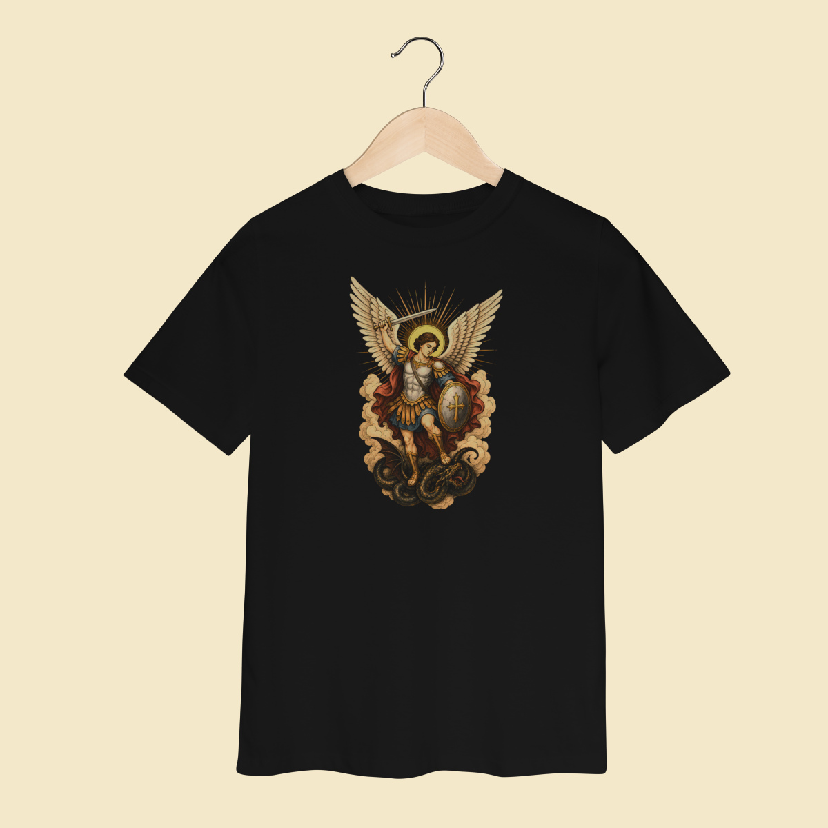 Camiseta Quality Infantil (2 a 8) São Miguel Arcanjo - EC02