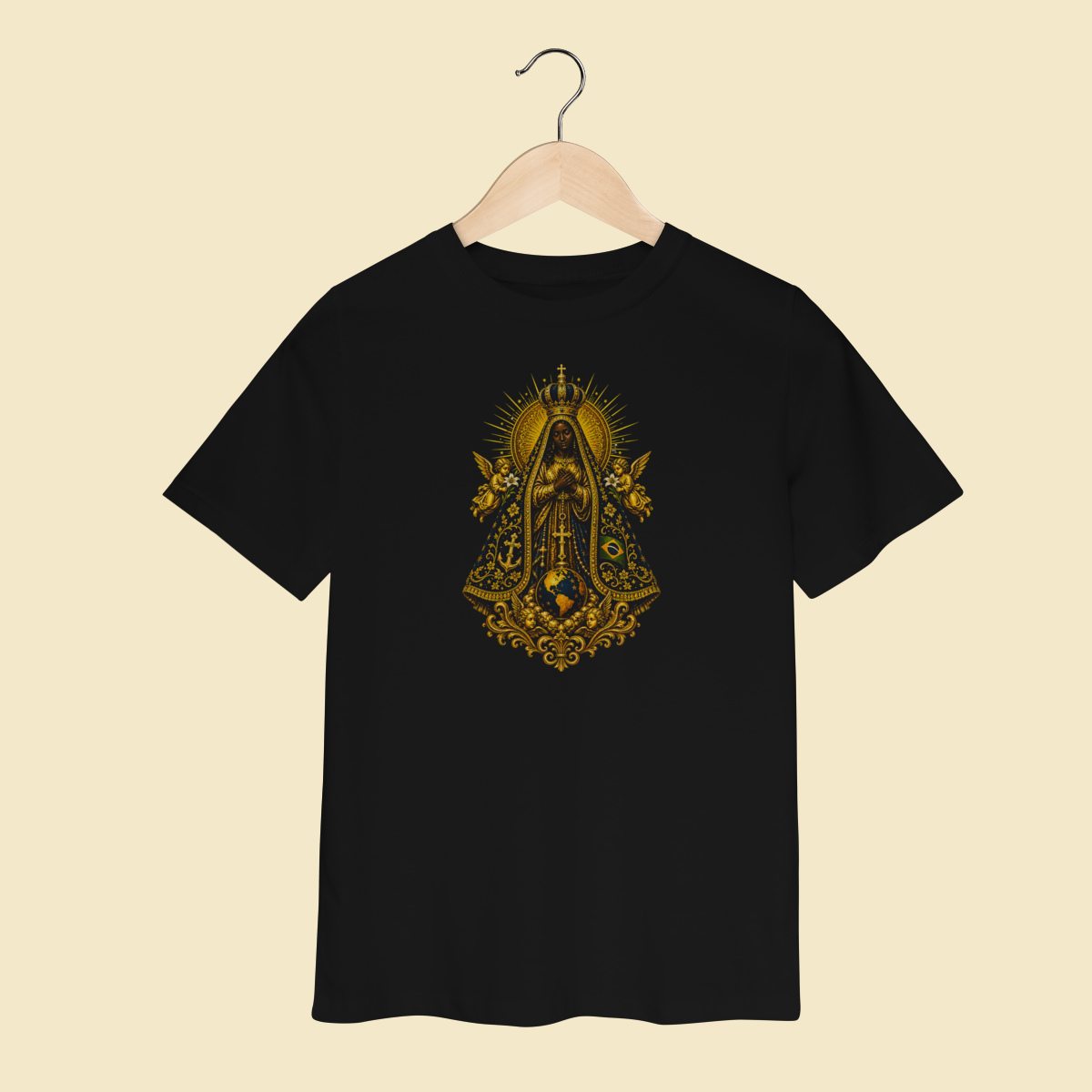 Camiseta Quality Infantil (2 a 8) N. S. Aparecida - EC04