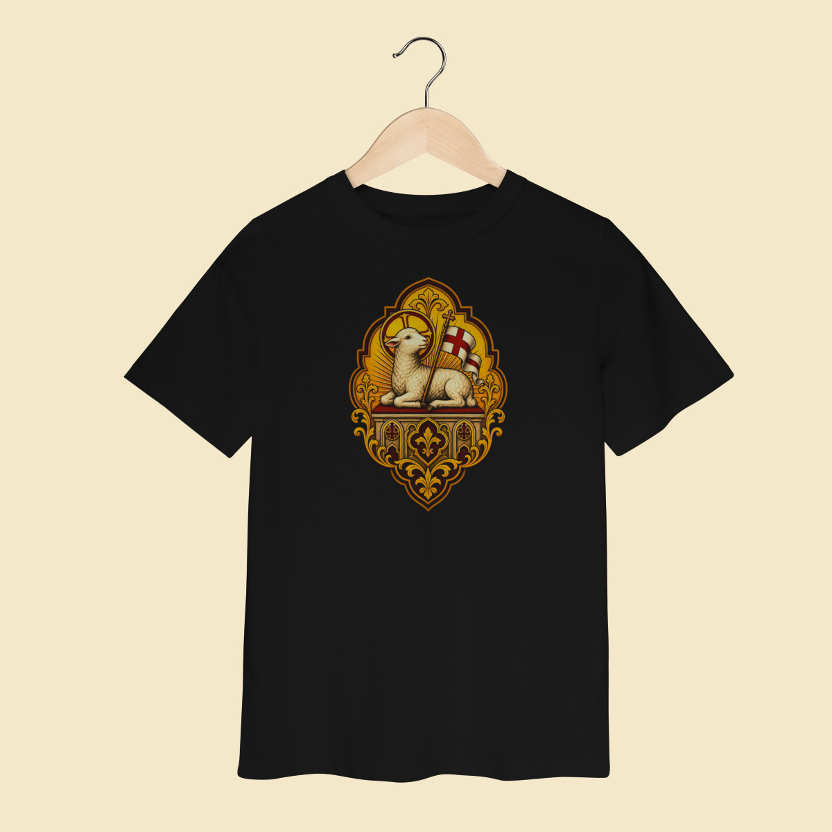 Camiseta Quality Infantil (2 a 8) Cordeiro De Deus - EC05