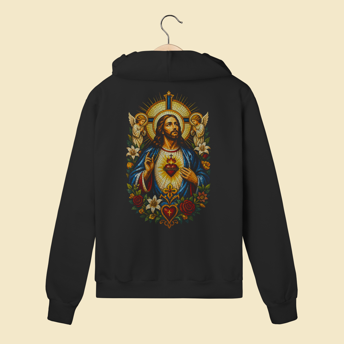 Moletom Prime Com Zíper Jesus Cristo - EC07