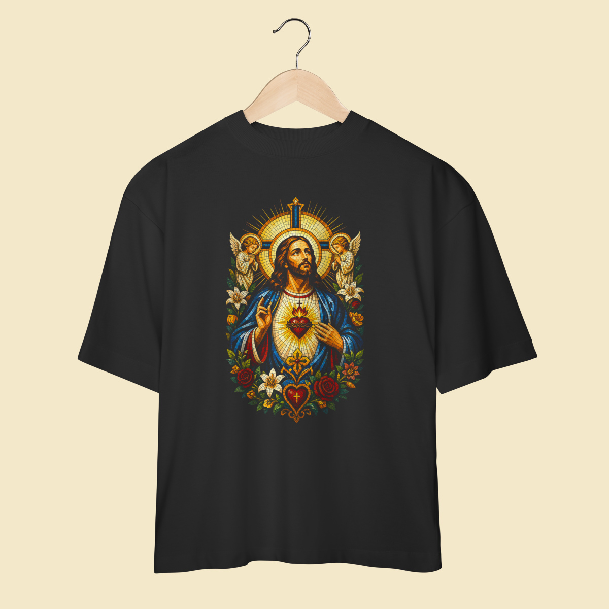 Camiseta Oversized Jesus Cristo - EC07