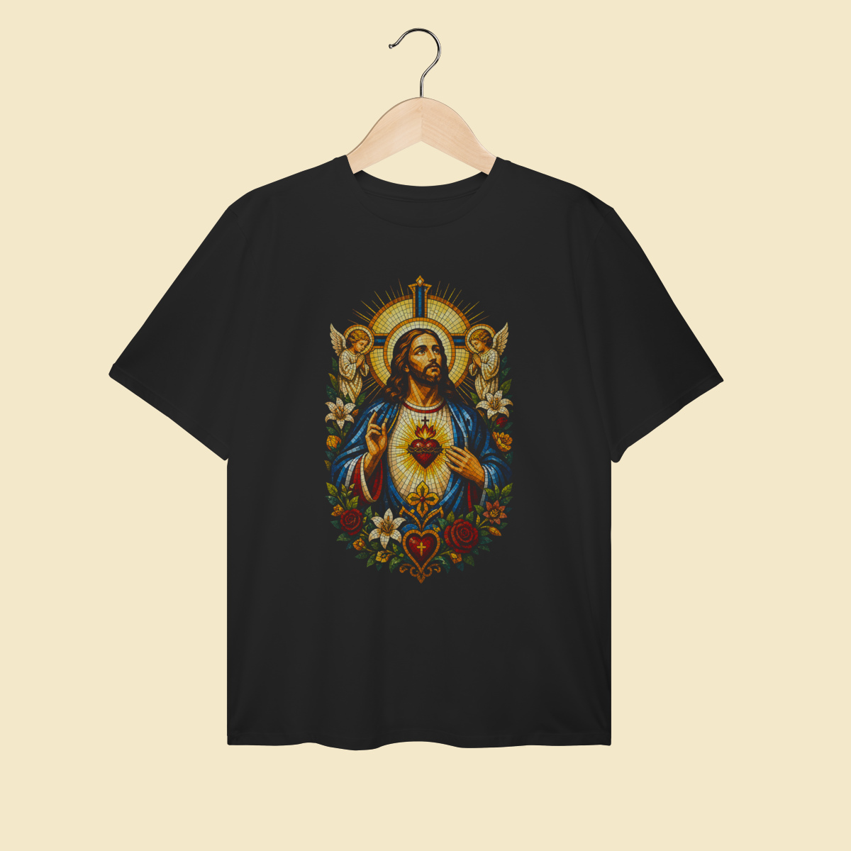 Camiseta Plus Size Jesus Cristo - EC07