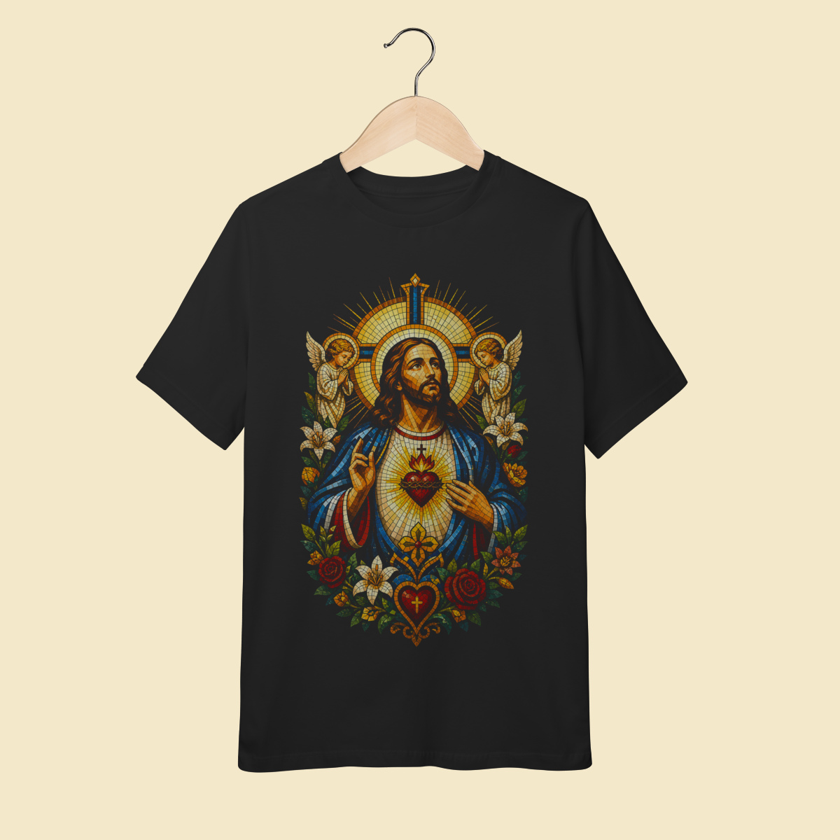 Camiseta Quality Infantil (10 a 14) Jesus Cristo - EC07