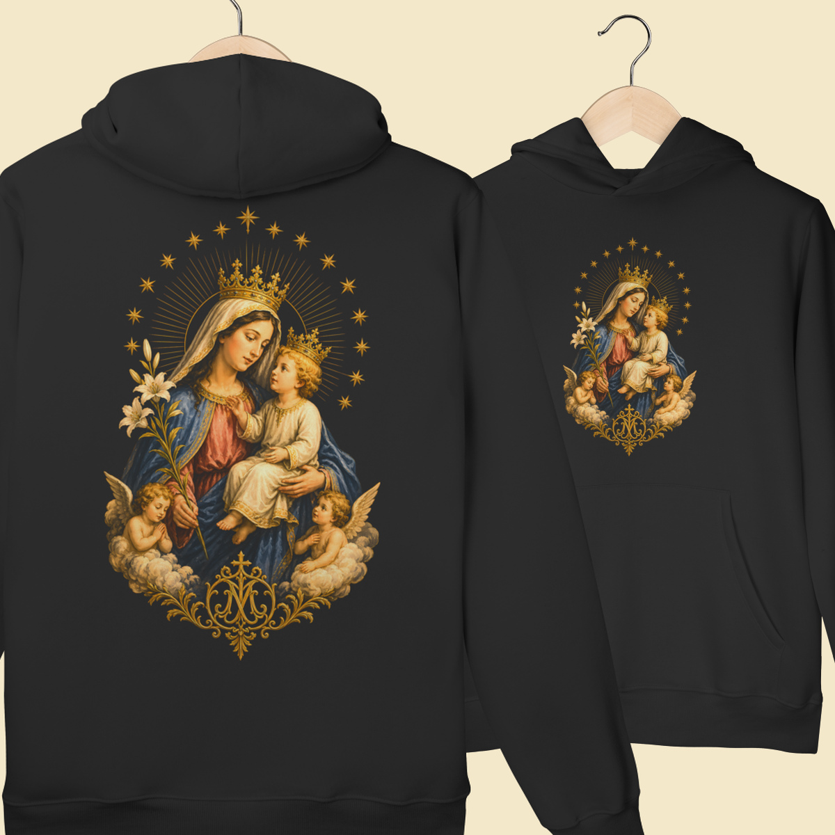 Moletom Prime Canguru Ave Maria F&C - EC03