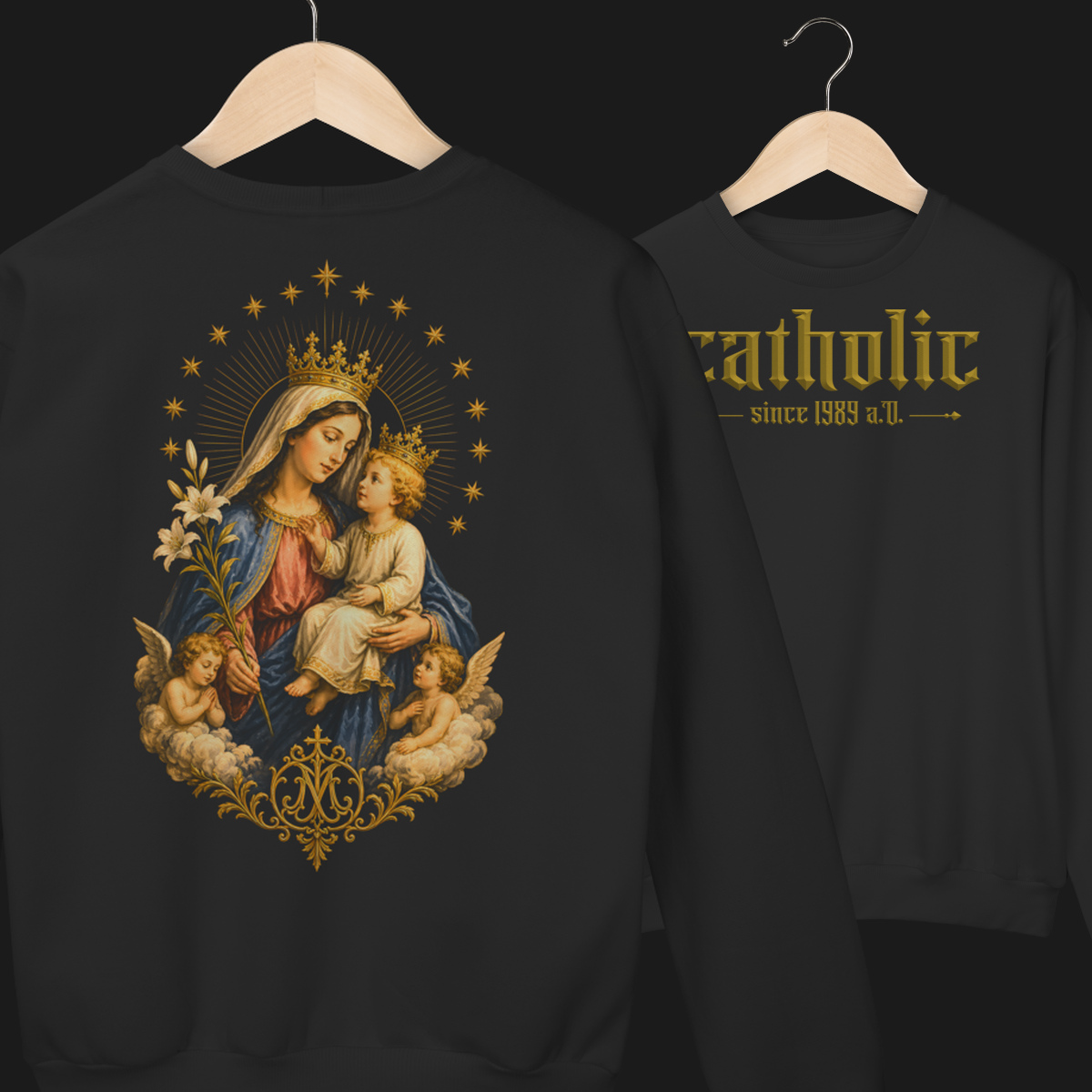 Moletom Prime Fechado Catholic Custom Since 1989 A.D.
