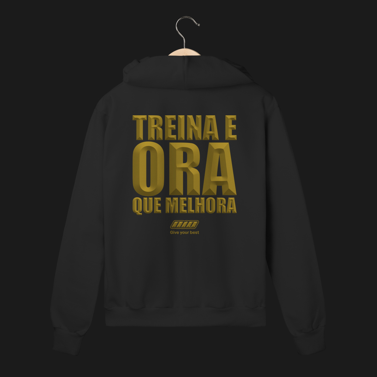 Moletom Prime Com Zíper N10 Treina e Ora