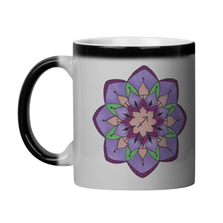Nome do produto Caneca Mágica Mandala Signo de Sagitário - 