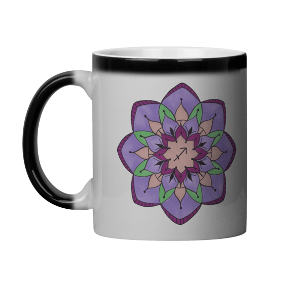 Caneca Mágica Mandala Signo de Sagitário - 