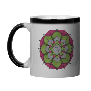 Nome do produto Caneca Mágica Mandala Signo de Capricórnio - 