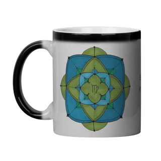 Caneca Mágica Mandala Signo de Virgem - 