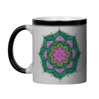Caneca Mágica Mandala Signo de Libra - 
