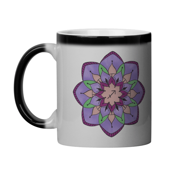 Caneca Mágica Mandala Signo de Sagitário - 