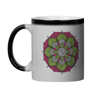 Caneca Mágica Mandala Signo de Capricórnio - 