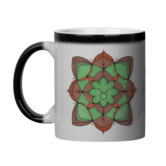 Caneca Mágica Mandala Signo de Touro - 